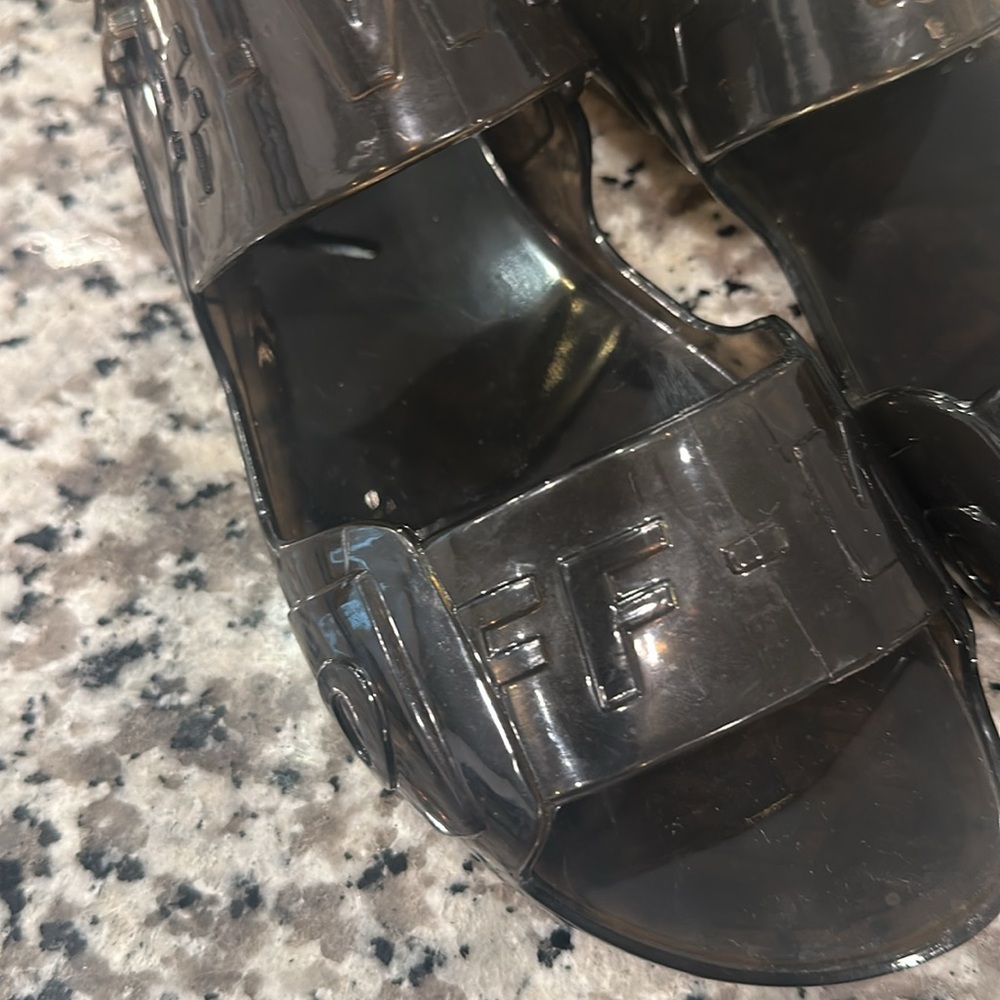 Off-White Transparent Black Sandals - Picture 12 of 17